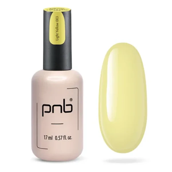 PNB UV/LED Strong Iron Gel, 003 Light Yellow, 8 ml