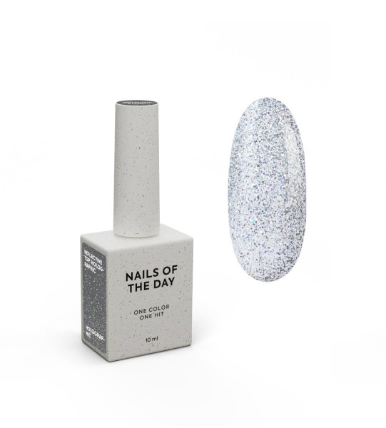NAILS OF THE DAY, NAILSOFTHENIGHT Reflective top Holographic, 10 ml
